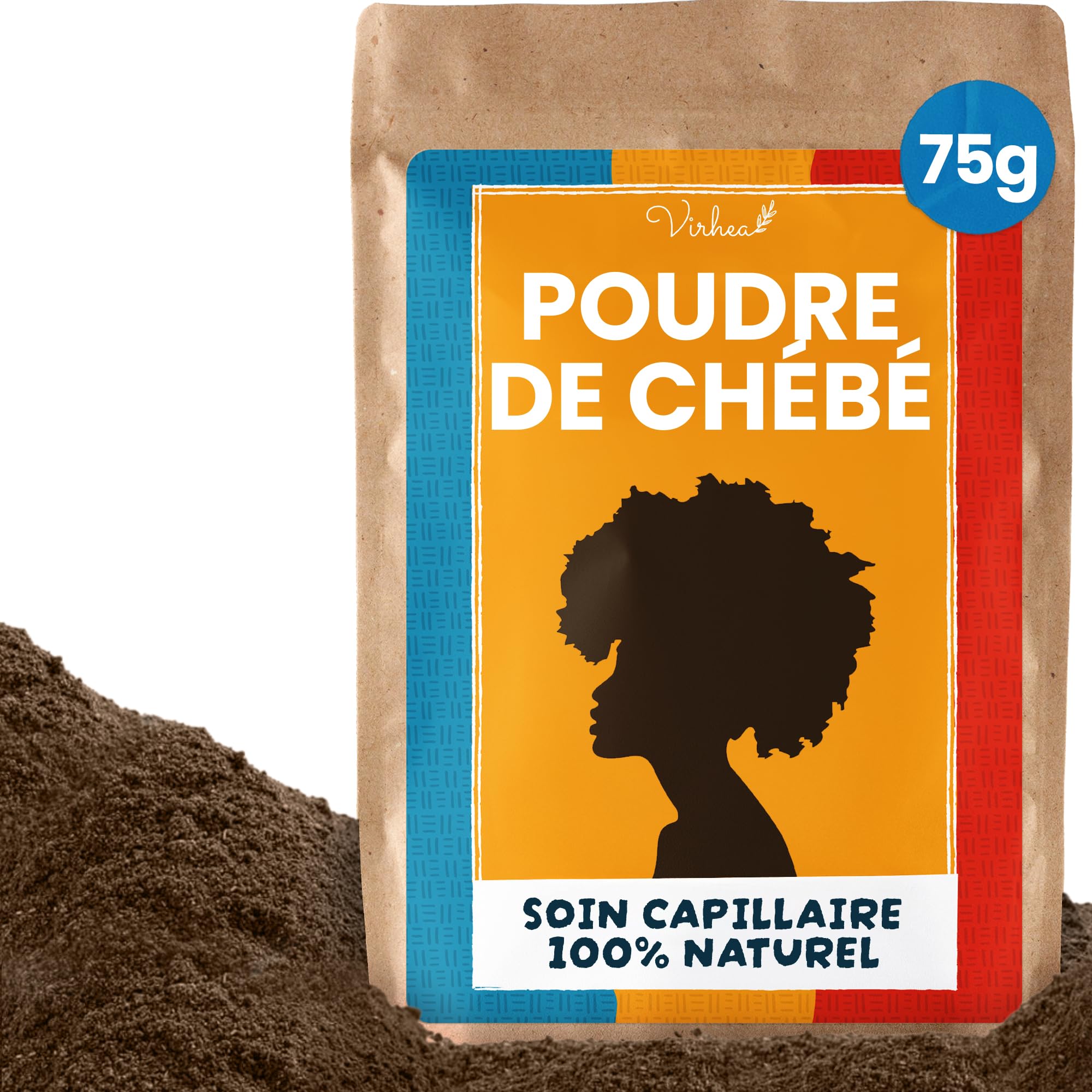 Soin Cheveux Gamme Chebe Nay'Hair - Stimule La Pousse - 1kg - Naturel (beurre De Karité, Huile De Ricin)