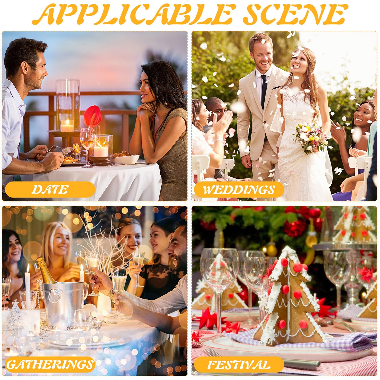 10sets Floreale in Metallo con Base per Lavoretti Fai da Te per Decorazioni da Tavola per Matrimoni e Altri Progetti Artigianali