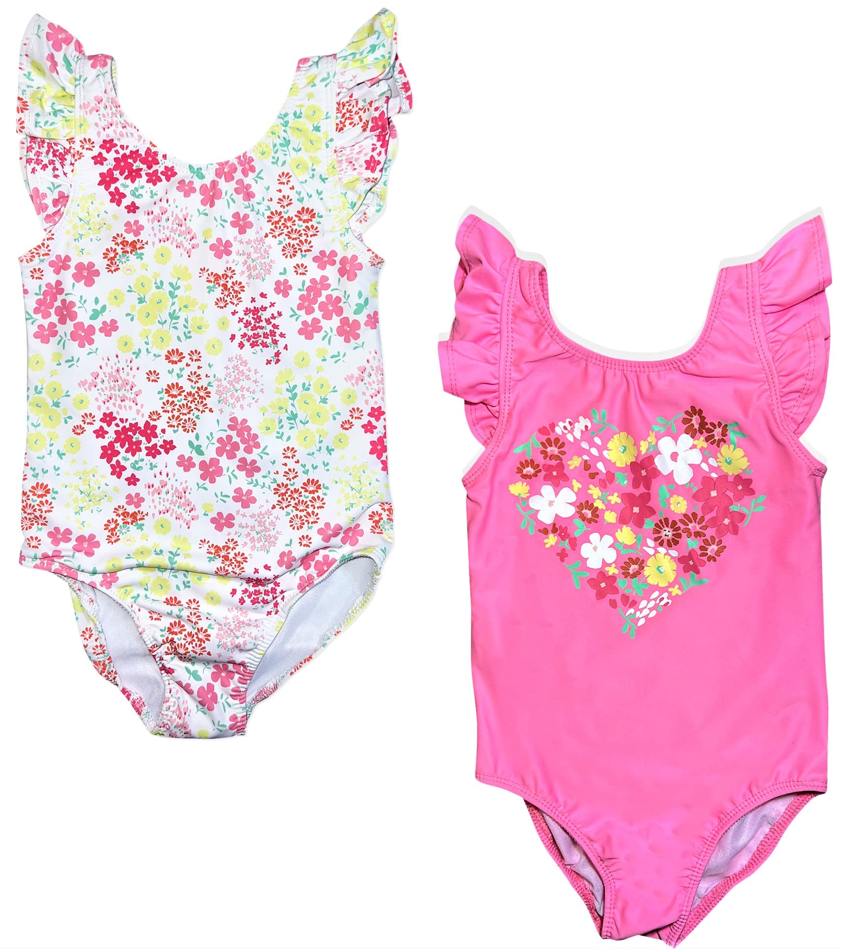 Bathing Suits for Girls - Beach Swimsuits - Tankini Top & Bikini Bottom Kids Bathing Suits for Swimming & Bathing (2-Piece)