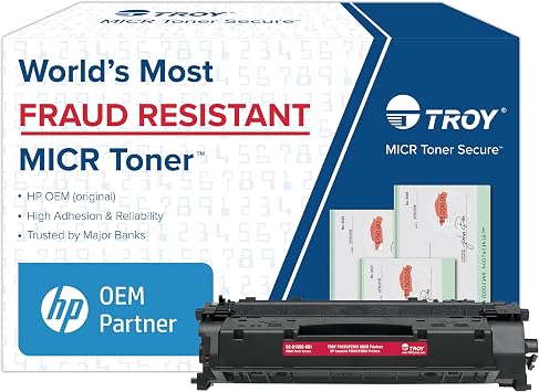 TROY 2035 ، 2055 MICR Toner SECURE خرطوشة متوافقة مع طابعات HP LaserJet P2035 ، P2055