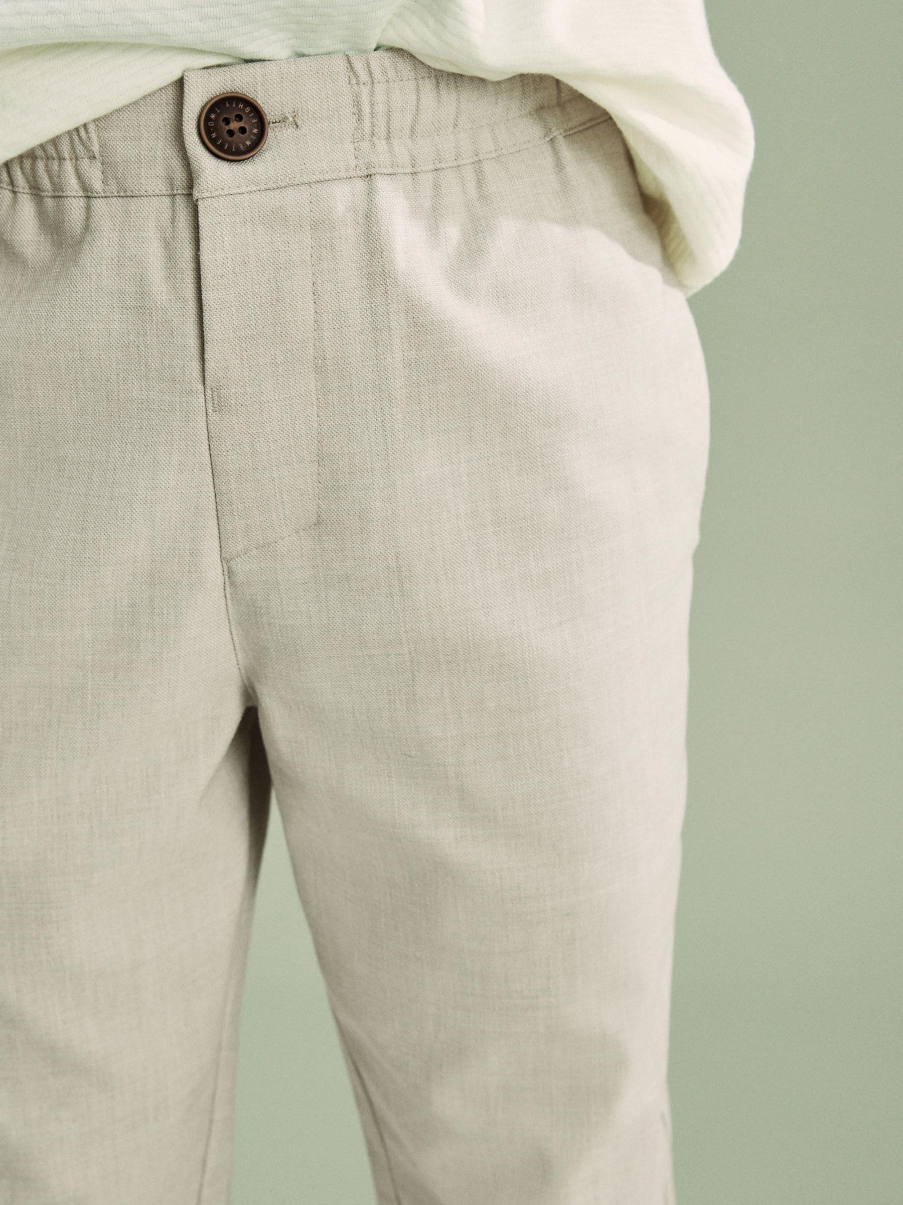 NEXT Ragazzo Pantaloni Eleganti in Misto Lino
