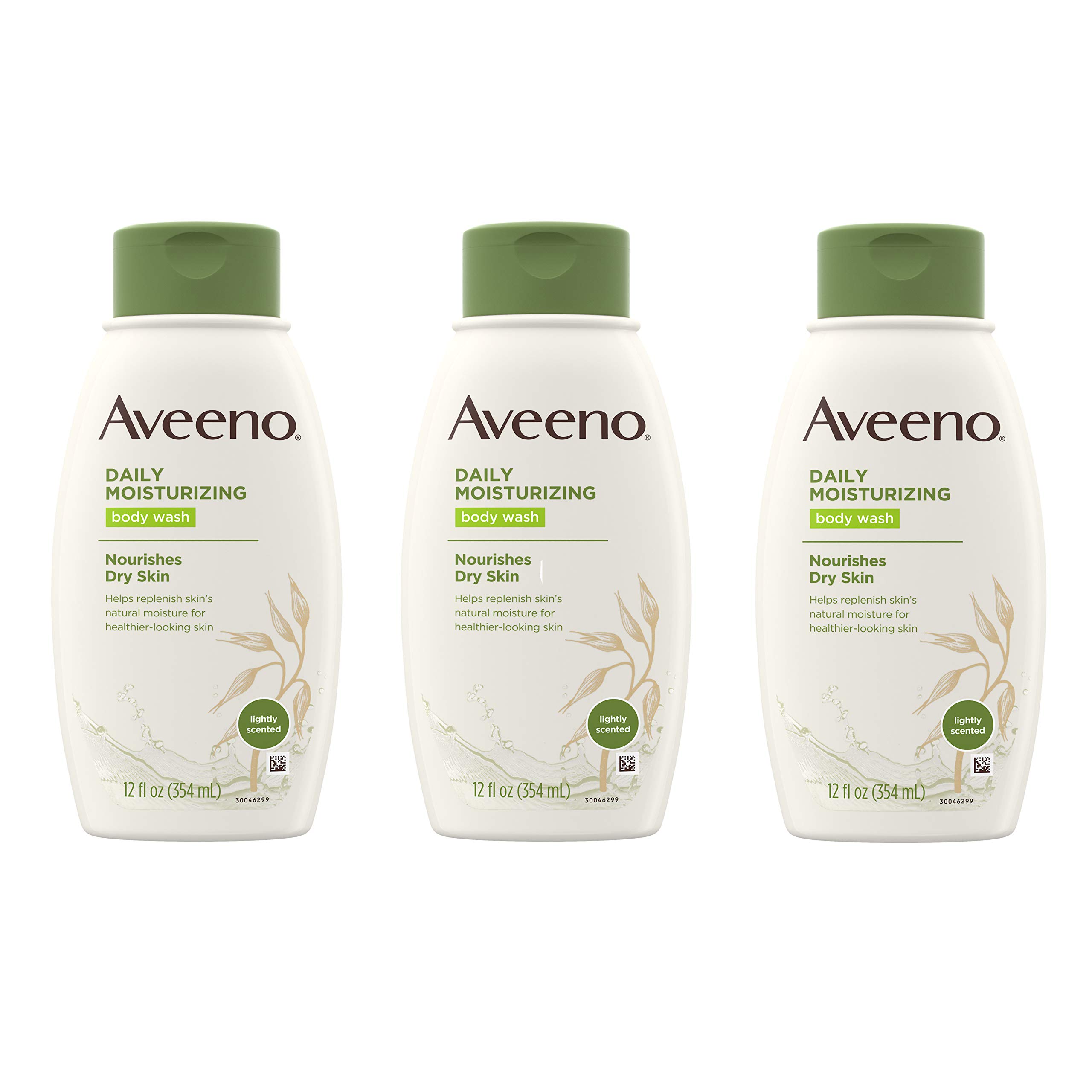 Buy Aveeno Daily Moisturizing Body Wash, 12 Fl. Oz, Pack of 3 Online at