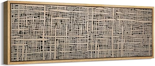 Miniatura 30 de MUDECOR Lienzo enmarcado extra grande para pared, tonos neutros suaves, naturaleza, vida silvestre, antiguo, retro, bellas ilustraciones,