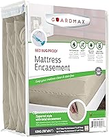 Vista 38 de Guardmax Funda de Colchón de Punto Jersey con Cremallera Completa - Protector de Colchón Impermeable y a Prueba de Chinches - Ropa de Cama