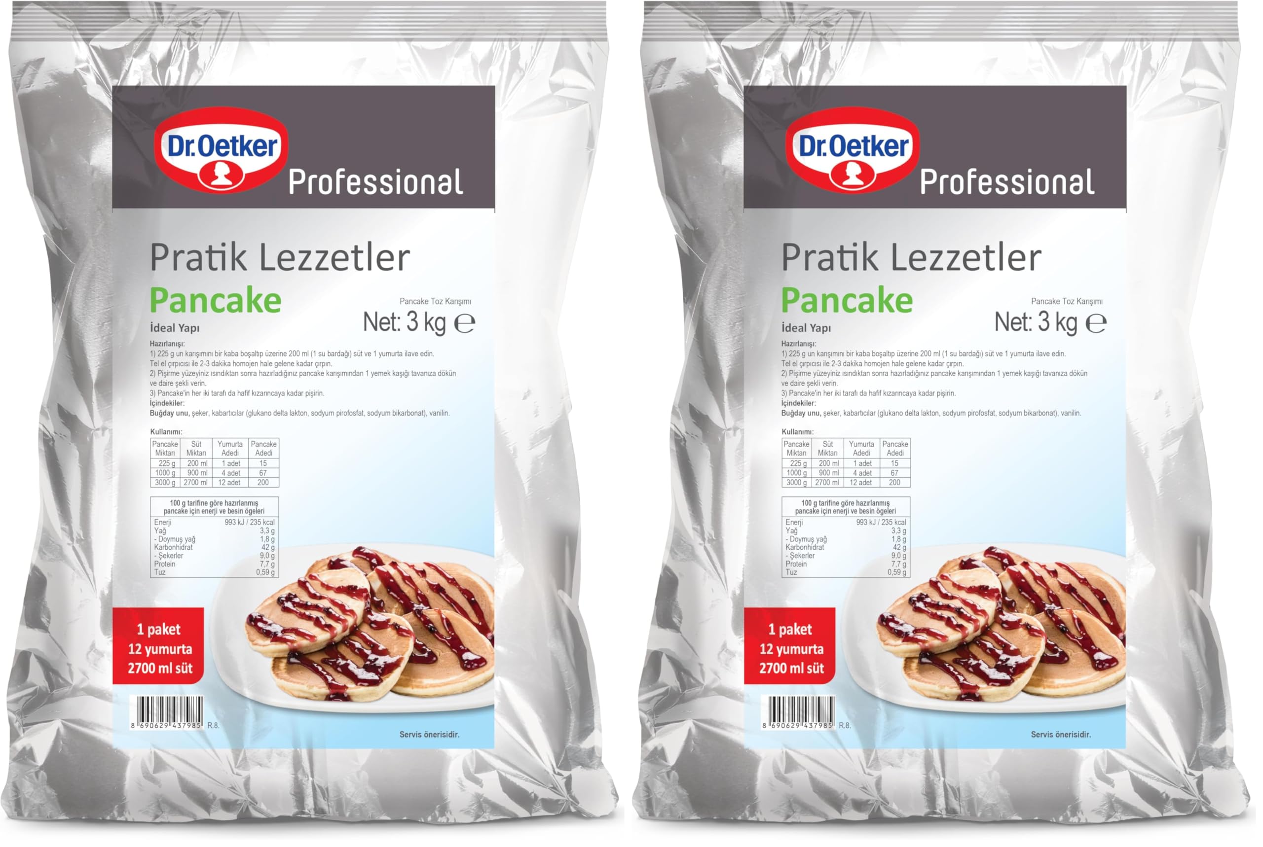 Dr. Oetker Pancake 3 Kg (2 paketi)