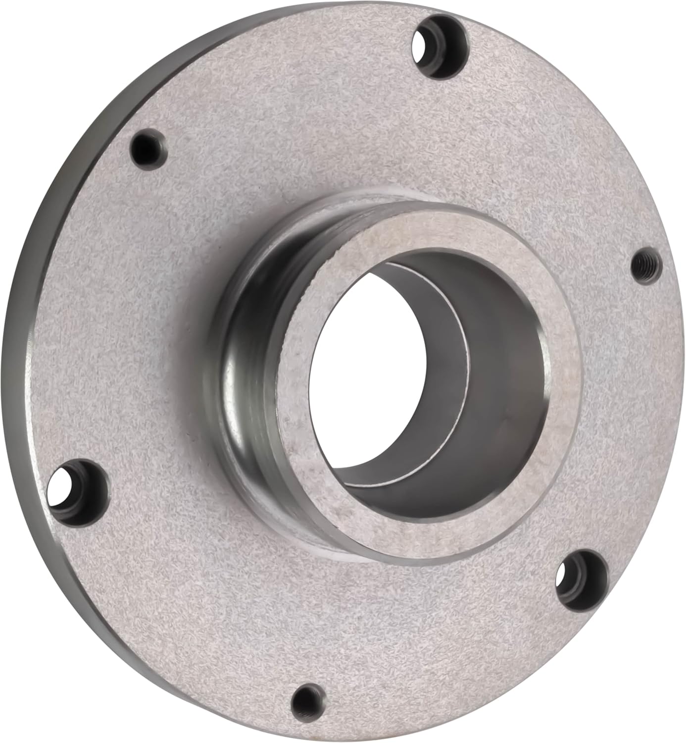 CME L00 Long Taper Lathe Chuck Backing Plate, 8 Diameter, 1 Thick, Fits Self-Centering (Scroll) Chucks