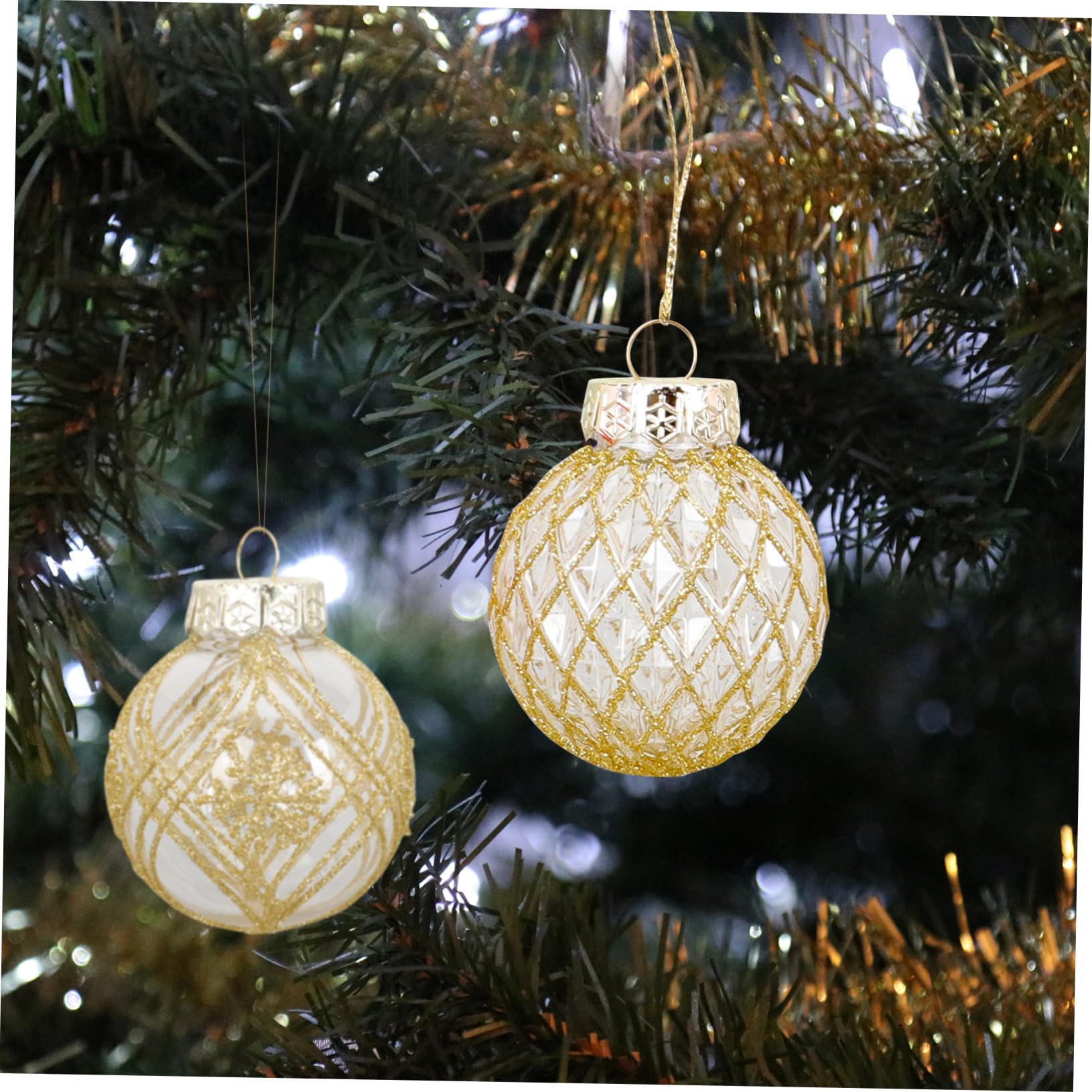25pezzi Palline di Natale Decorative Sospese Ornamenti Sfera per Albero di Natale di Palline Infrangibili per Decorazioni Natalizie