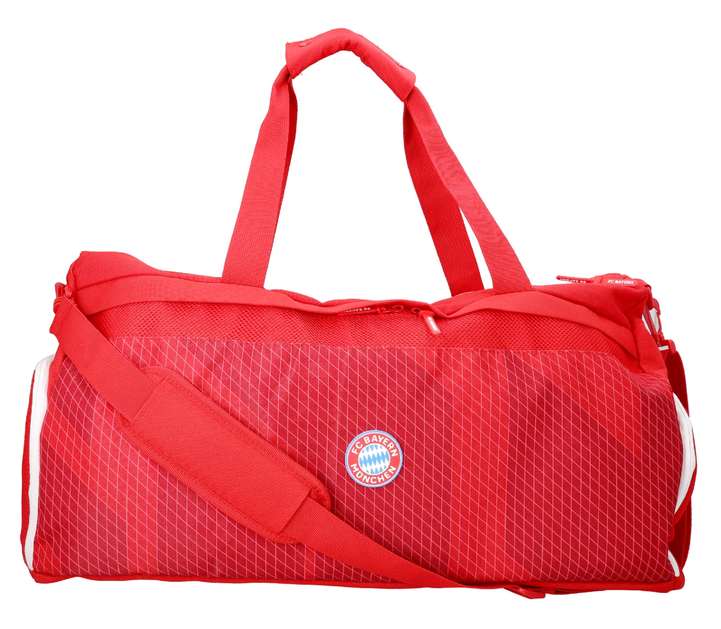 FC Bayern München Sporttasche - Rubber Badge Logo - Rot Tasche | FCB