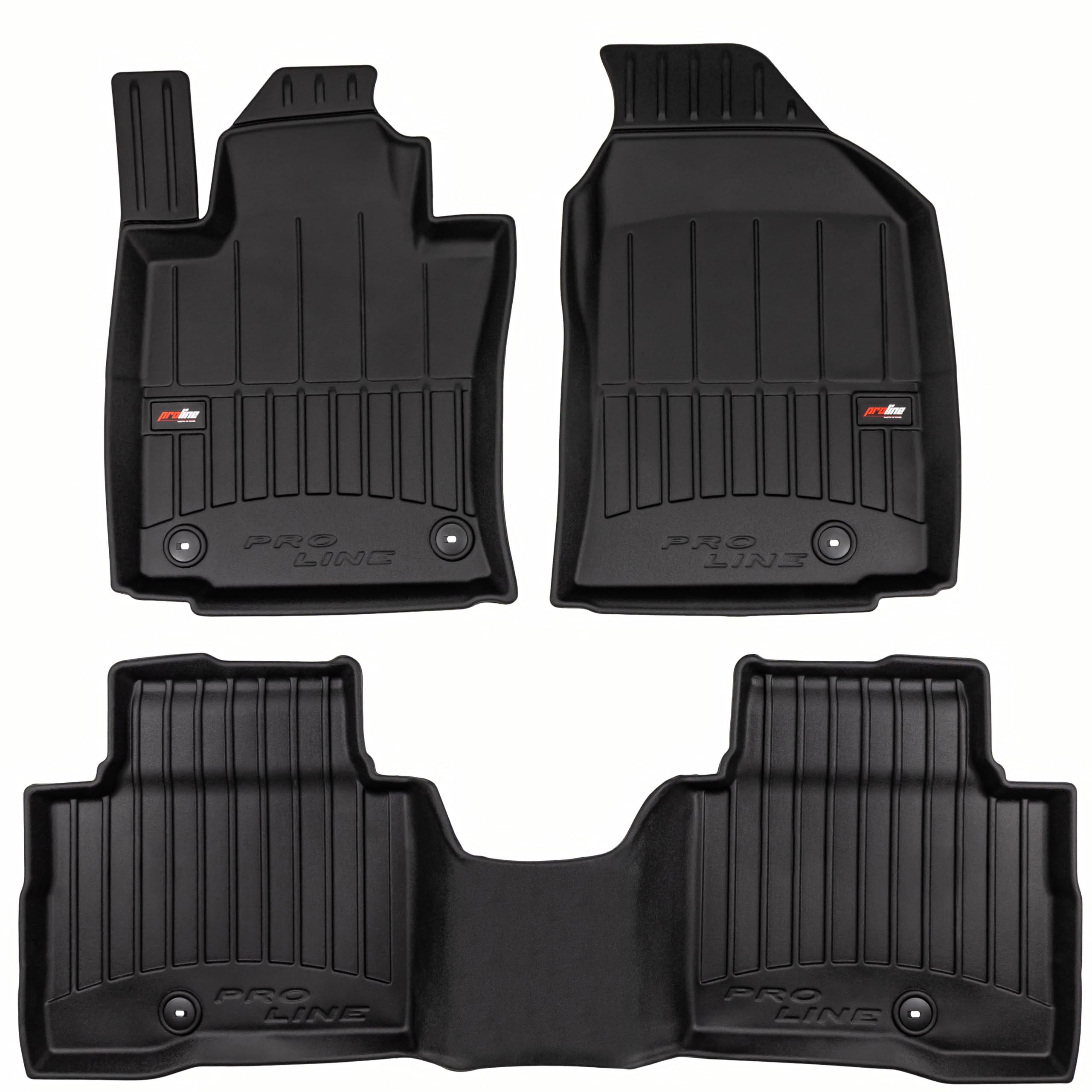 FROGUM ProLine 3D Tapis de Sol Voiture exclusifs en Caoutchouc pour KGM Actyon Desde 2024 | Les bords Les Plus hauts