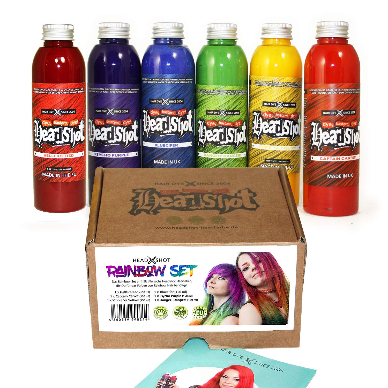 Headshot Rainbow Set 900 ml