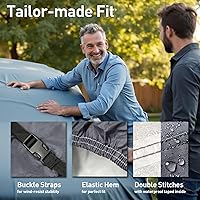 Vista 4 de Dashield Serie Ultimum - Funda para auto Volkswagen Transporter Tipo 2 T1 T2 T3 Vanagon, tela mejorada, ajuste semi personalizado, cobertura