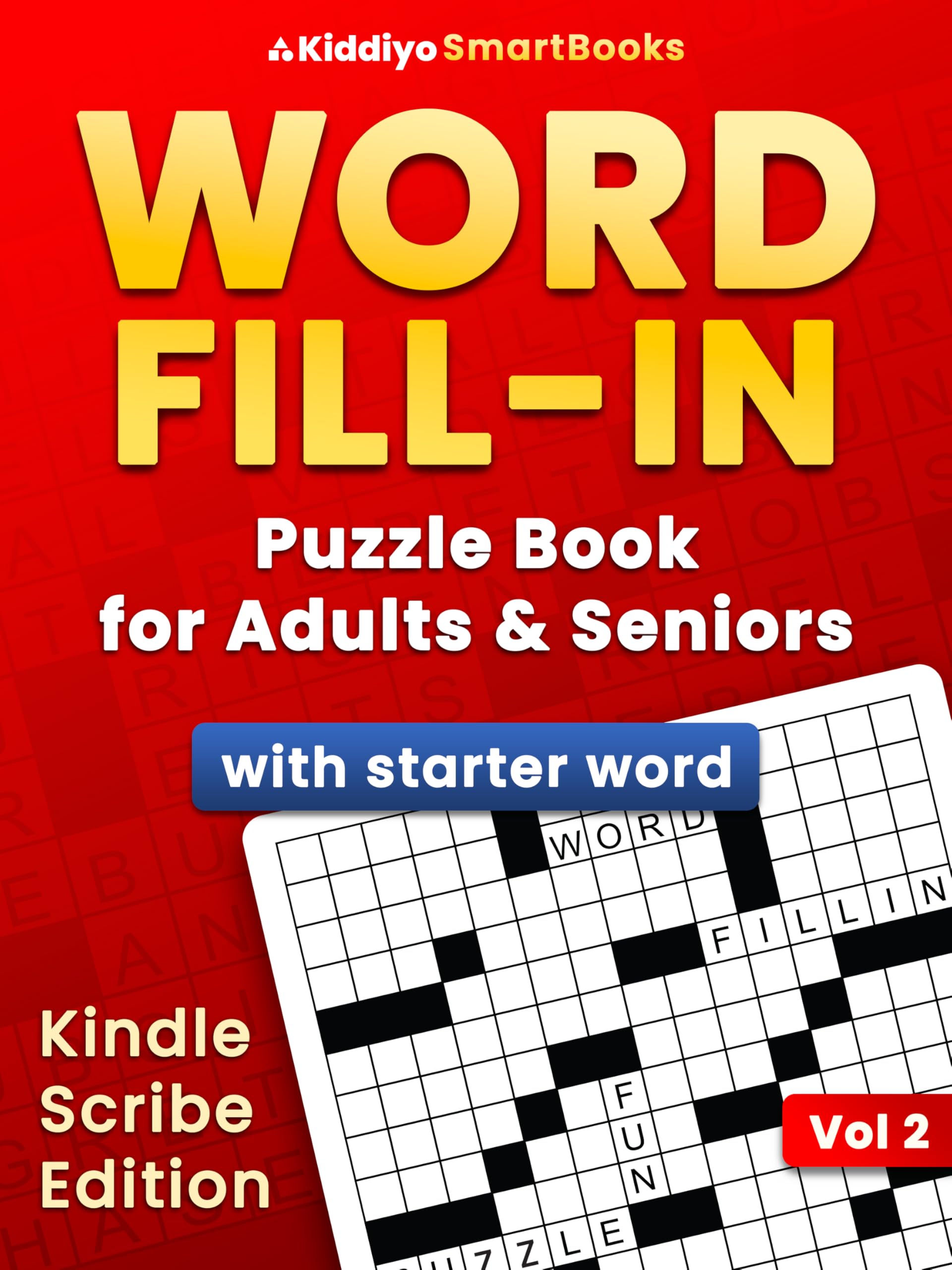 Word Fill In Puzzles (Kindle Scribe Only): Interactive Book for Adults and Seniors with Starter Word