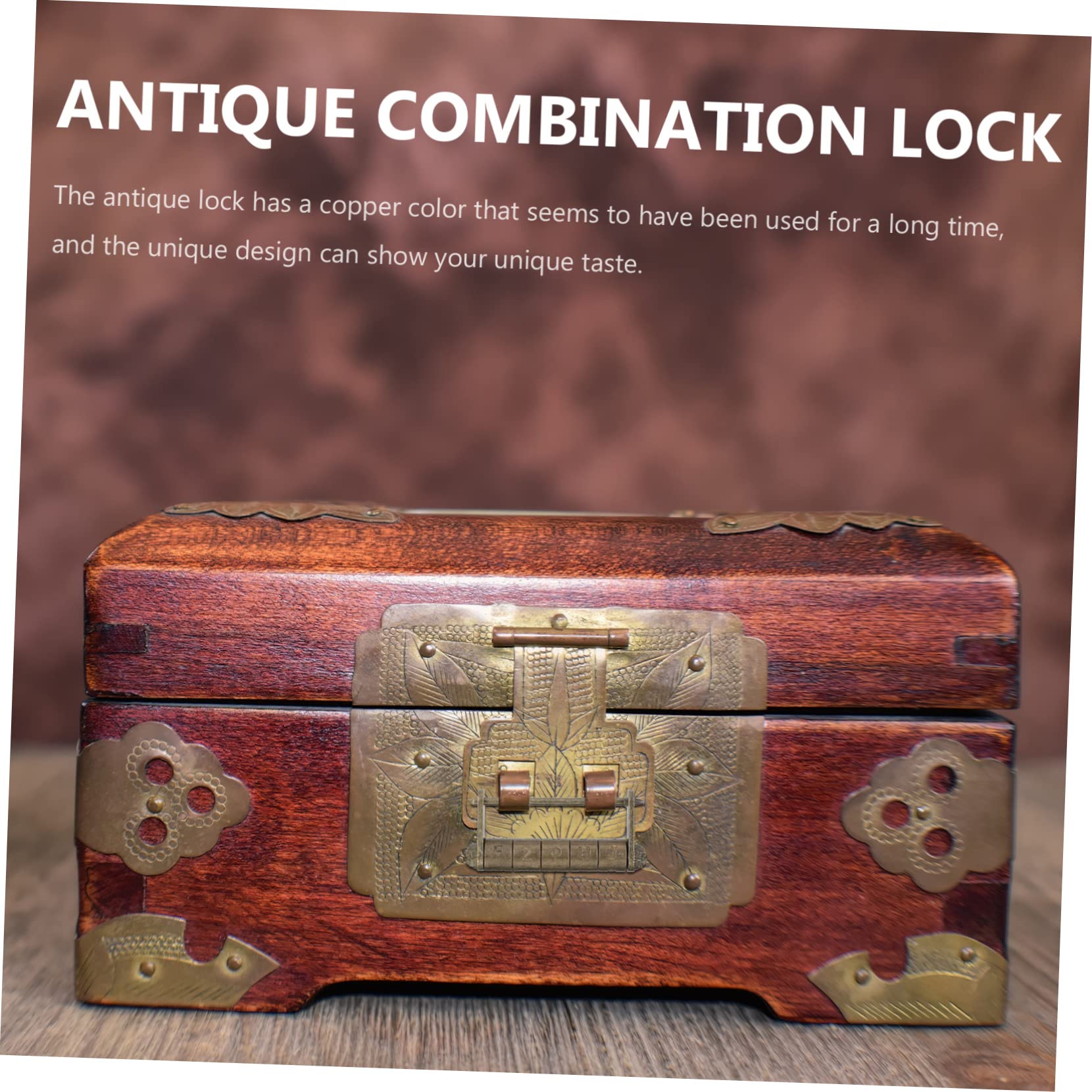 ARTIBETTER 4 Stücke Vintage Schloss Retro Schloss Für Home Home Supplies Antike Dekorative Vintage Holz Box