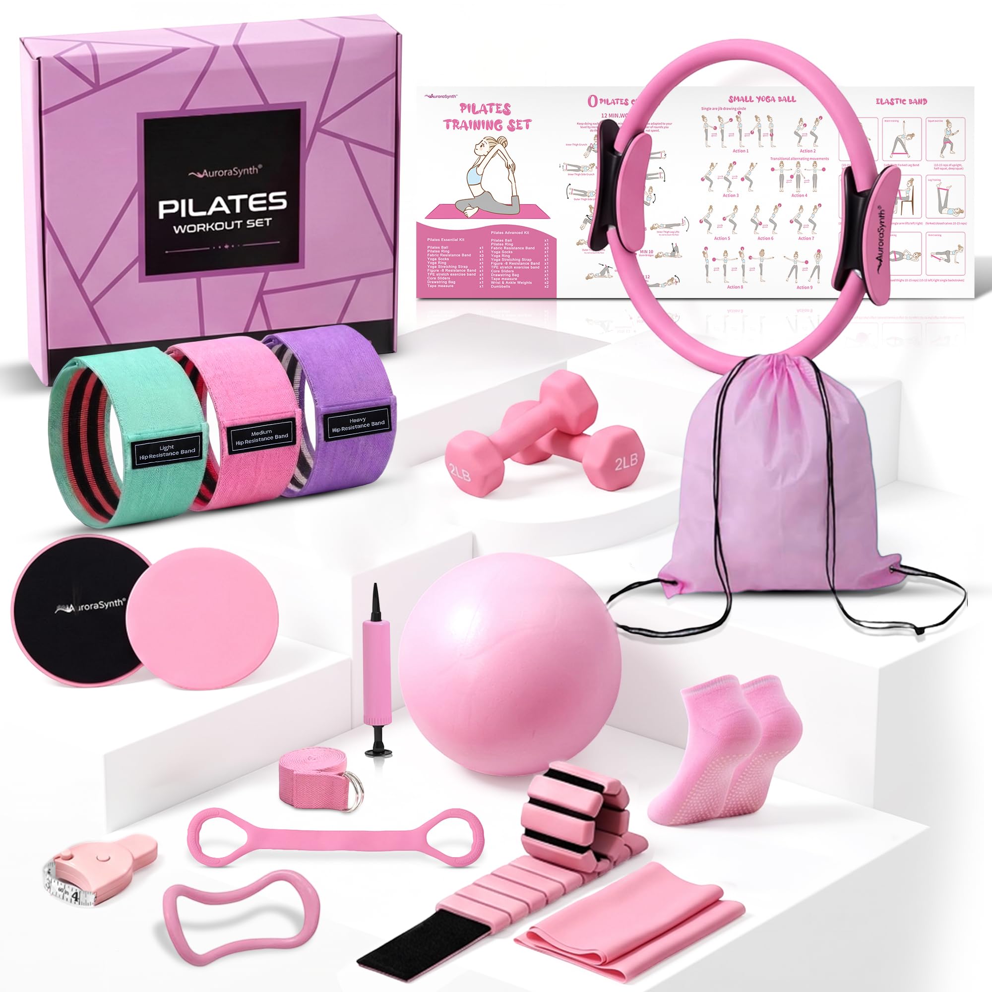 AuroraSynth 13-in-1 Pilates Kit