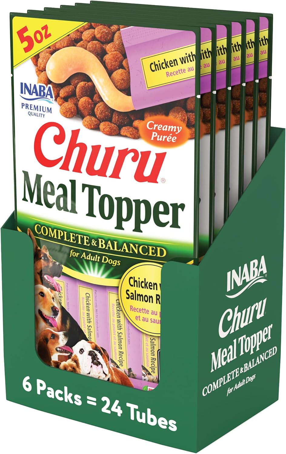 INABA Churu Meal Topper for Dogs, Complete & Balanced
