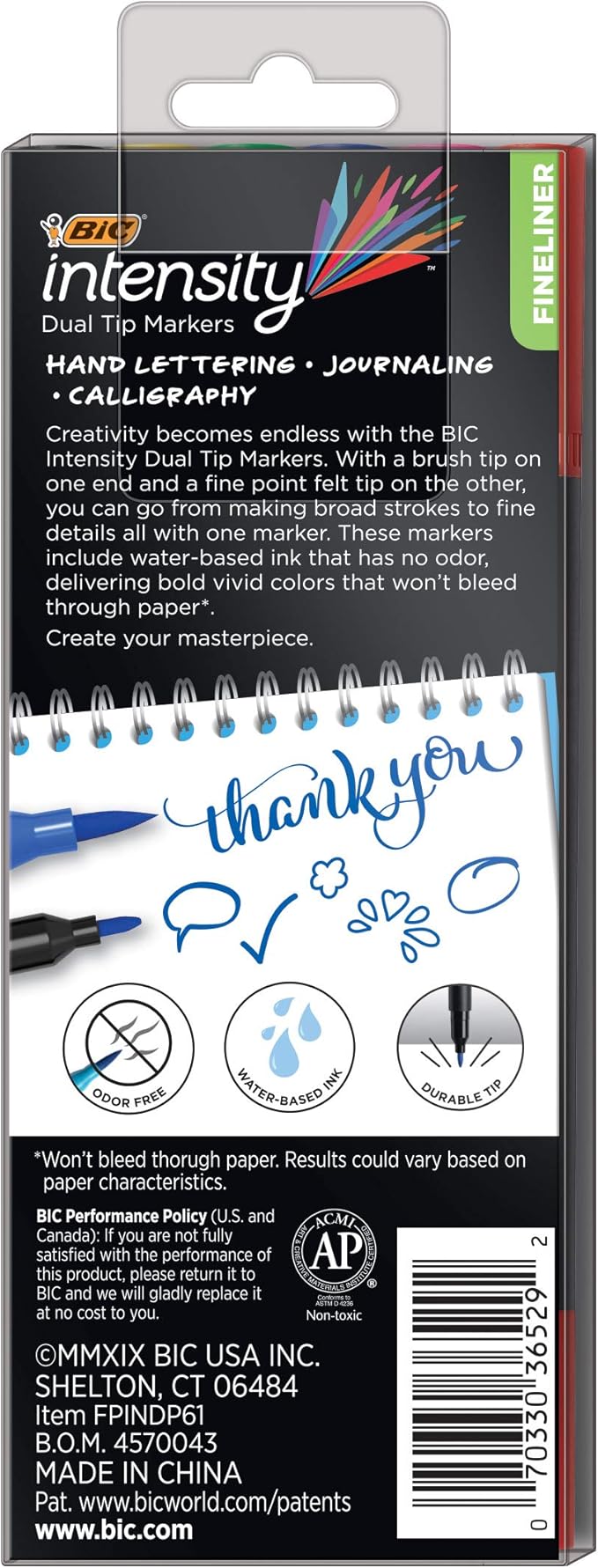 bic intensity dual tip markers