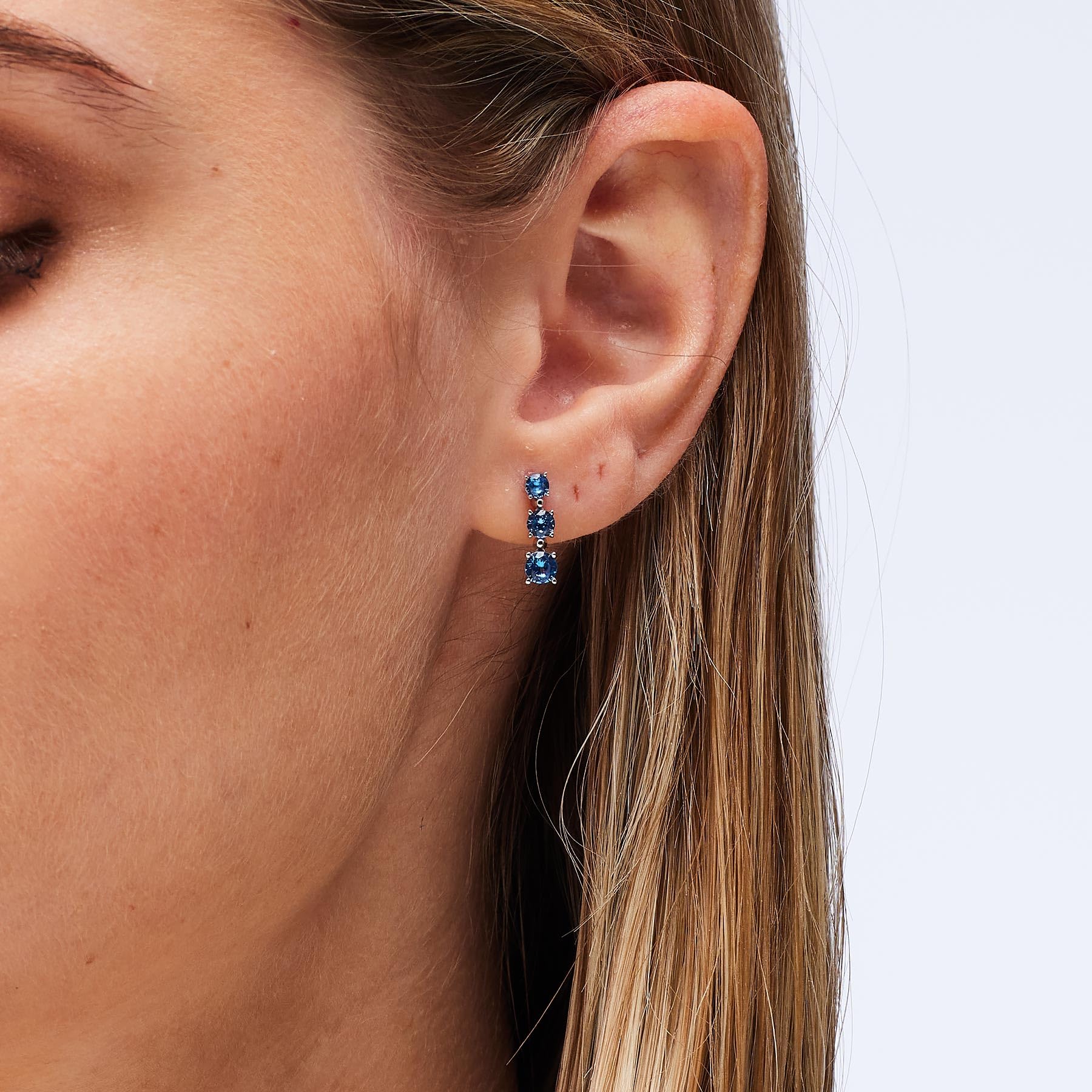 Brosway Orecchini Donna Pendenti in Argento | Orecchini Pendenti Con Freedom Blue | Collezione FANCY - FFB122