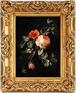 11X14 Vintage Picture Frame, Ornate Gold Baroque Antique Style with Glas...