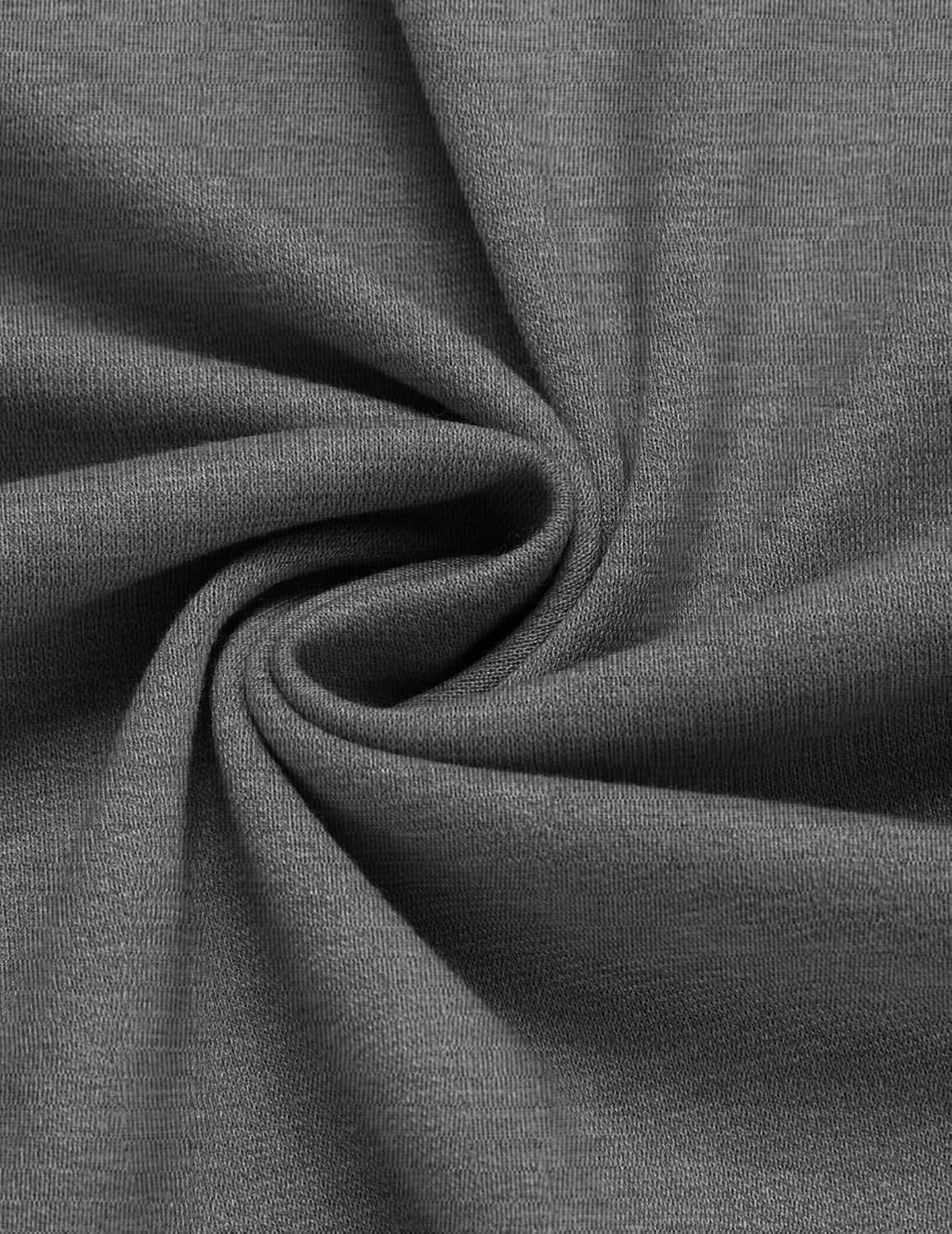 COOFANDY Men's Casual Knit Blazer Suit Jacket Stretch Sport Coats Regular Fit Dark Grey - Image 6