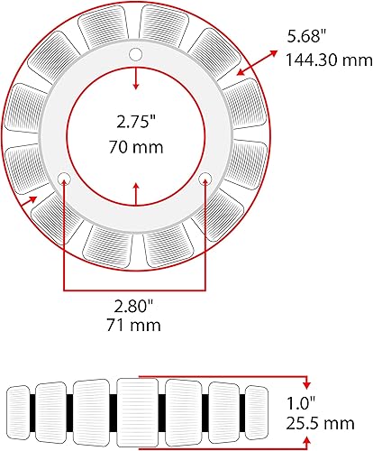 Miniatura 2 de Caltric Estator compatible con Kawasaki Mule 4010 KAF620 4X4 2009 2010 2011 2012 excepto modelos diesel