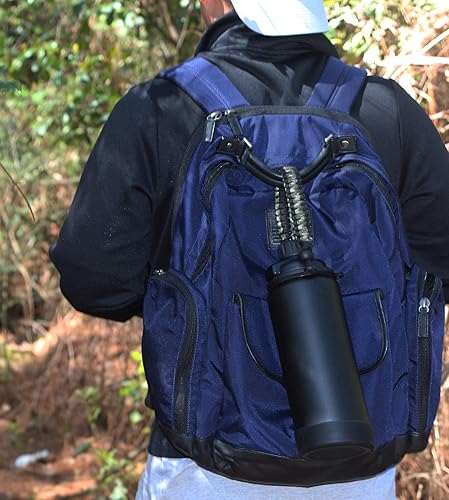 Miniatura 7 de One MissionX Mango de cuerda de paracaídas para botellas de agua YETI Rambler de 46 onzas, 36 onzas, 26 onzas, 64 onzas, 18 onzas, 12 onzas, correa