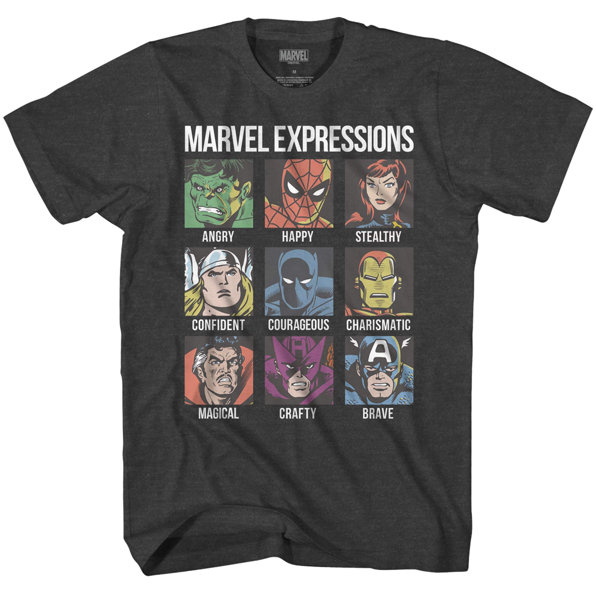 MarvelLogo Ironman Iron Man Avengers Super Hero Adult Graphic Men's T-Shirt