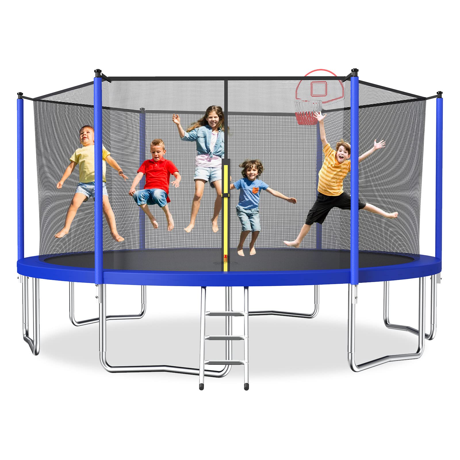 Lyromix 12 14 15 16FT Trampoline, Large Recreational Trampoline for