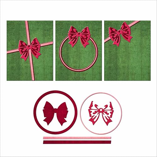 Miniatura 6 de Guirnalda de Navidad de sombra para hacer tarjetas, kit de troqueles de papel en relieve, suministros de bolsillos de almacenamiento, plantillas