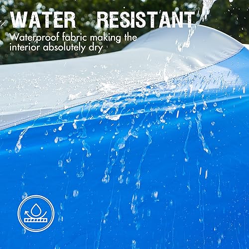 Miniatura 7 de PORTAL Tienda de campaña familiar para 8 personas con sala de pantalla, tienda de campaña resistente al agua con lluvia, tienda familiar grande para