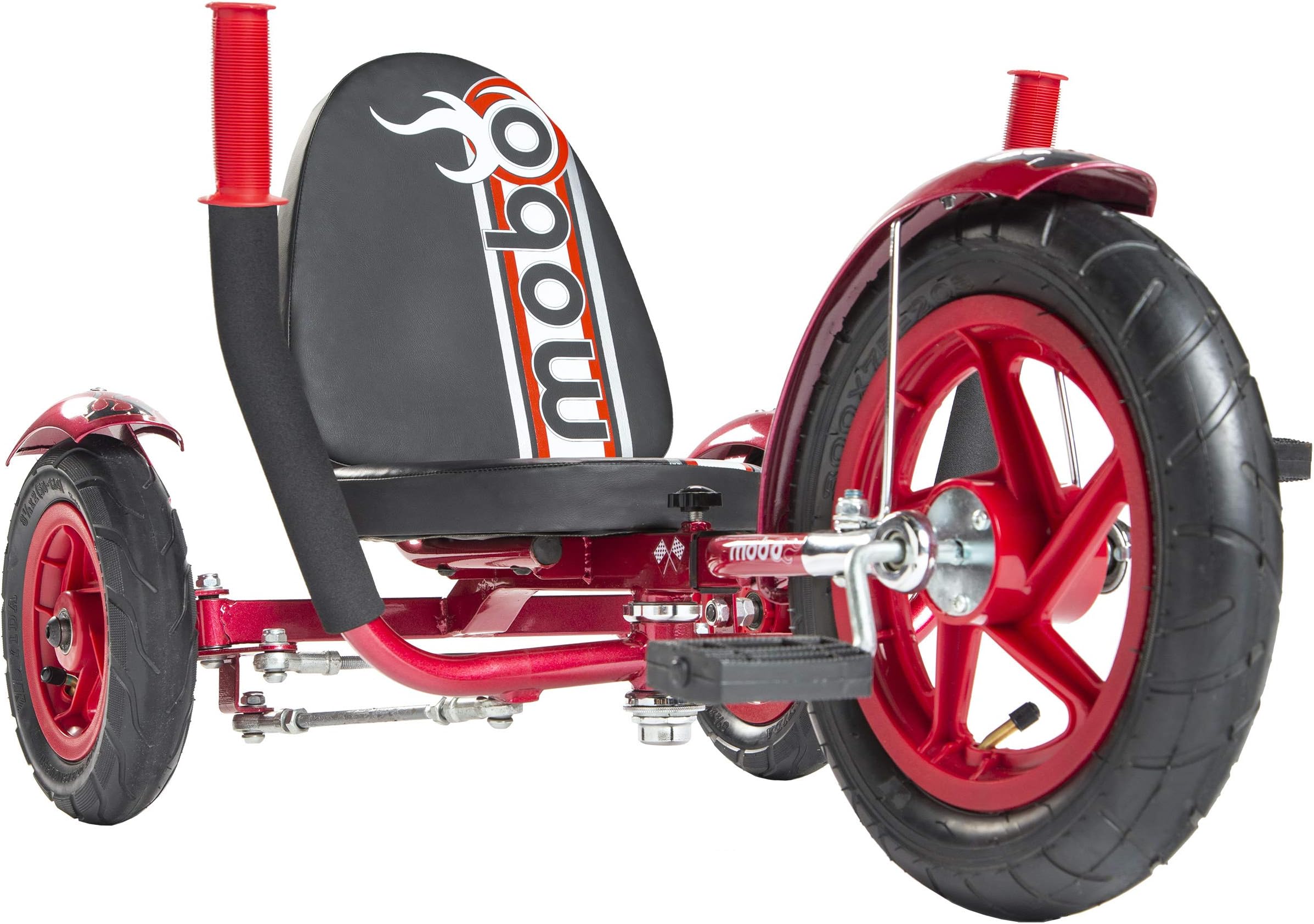 Mity Sport Safe Tricycle. Toddler Big Wheel Ride On Trike. Pedal Car, Red Large