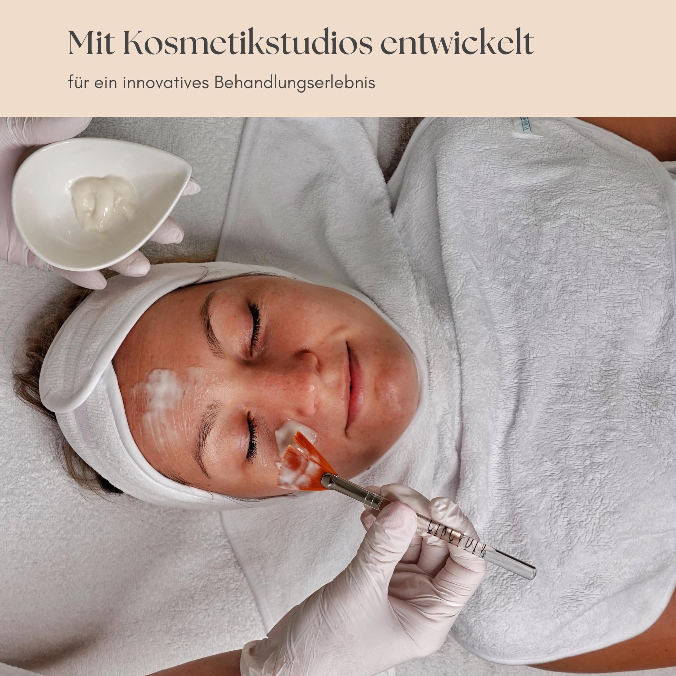 Gesichtshandtücher, 3er-Set, weiß, flauschige Mikrofaser, Premium Studioqualität, Kosmetikkompressen, U-Förmiger Schnitt, langlebig, 400g/m², Kosmetikhandtuch