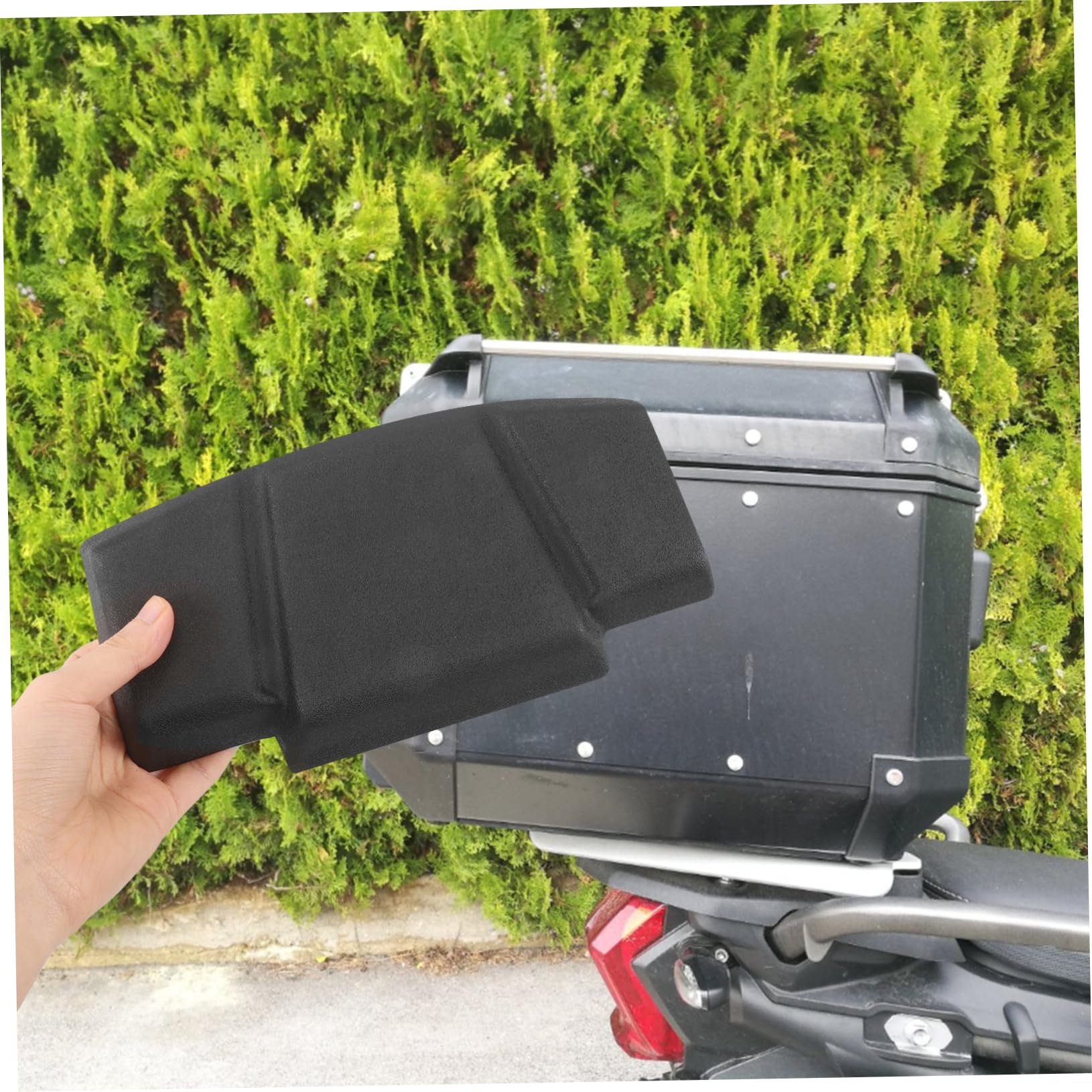 GLEAVI Cuscino per Schienale Bauletto Moto Cuscini per Schienale Posteriore Cuscini Staccabili per Motocicletta Smorzamento Vibrazioni Supporto Schiena