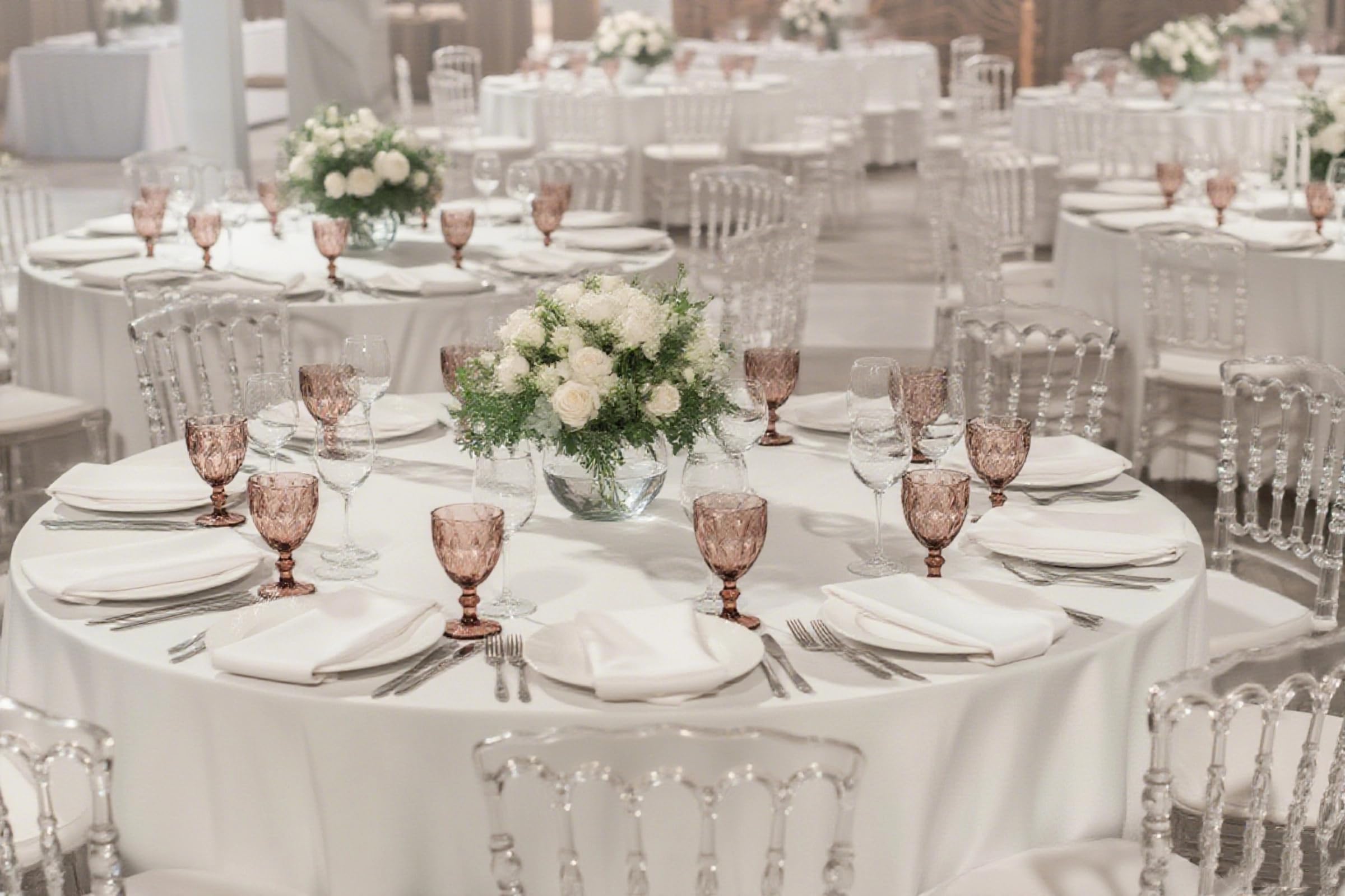 Bubble Bowl Wedding Centerpieces Flowers Lights Bubble Bowl