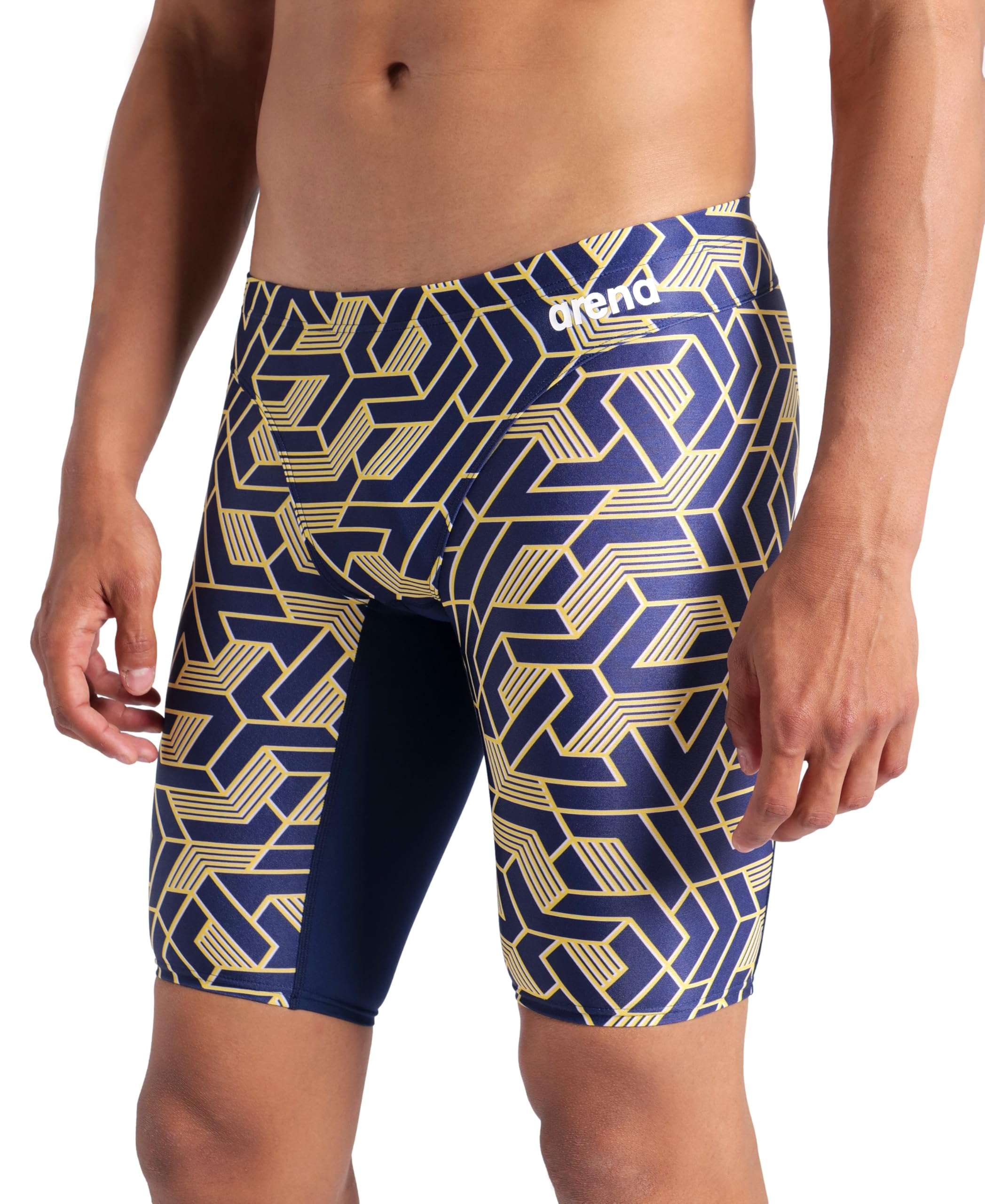 Arena Herren Arena Performance Men's Escape Swim Jammer Athletic Swimwear Professional Swimsuit Badehose (1er Pack)