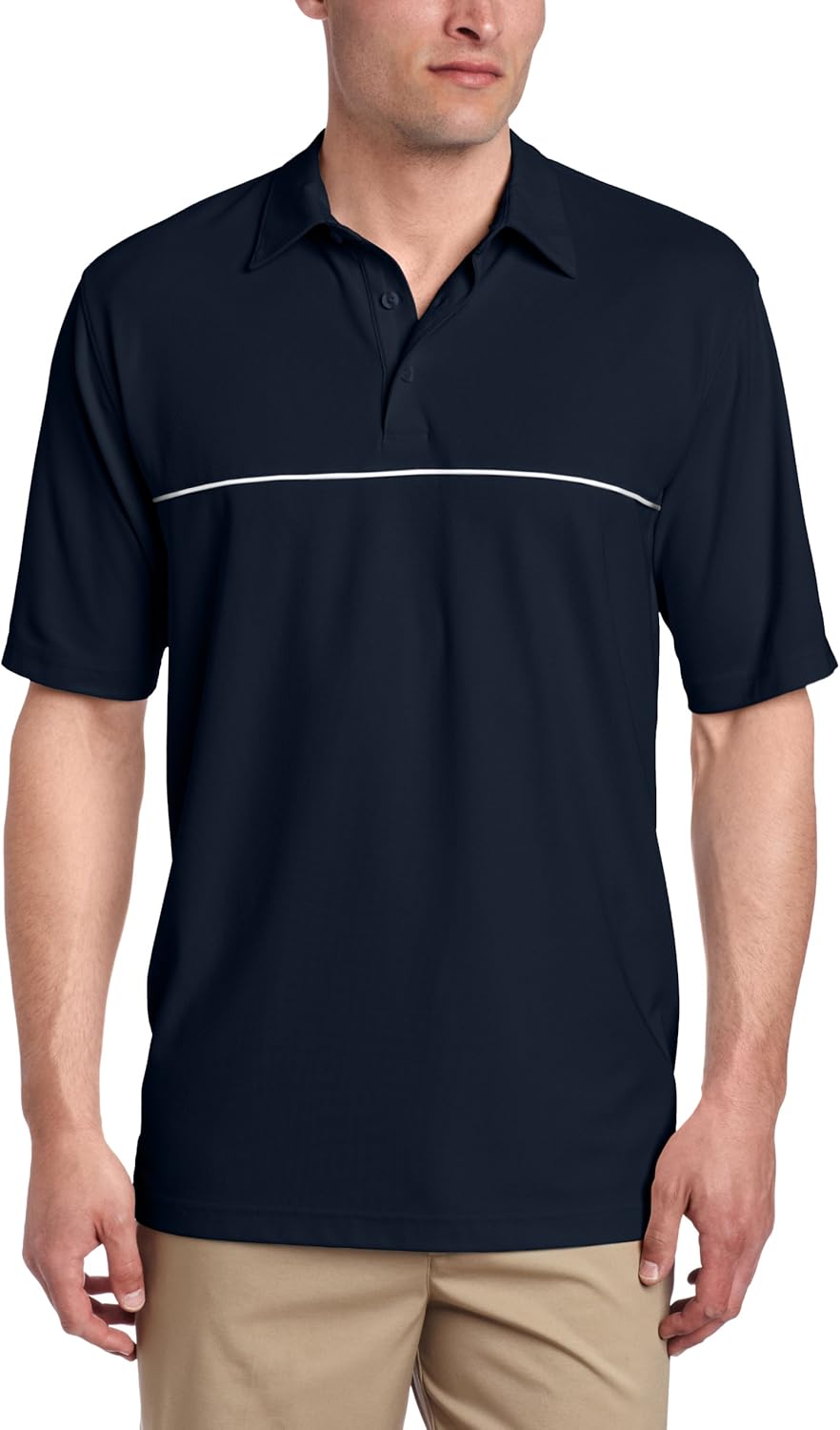 Greg Norman Collection Men's Protek Engineered Stripe Polo Shirt