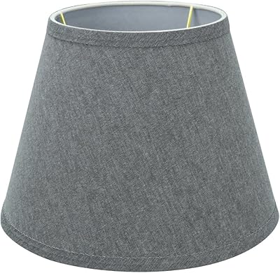 Aspen Creative 58853A, Empire Uno Lamp Shade, Grey, 6