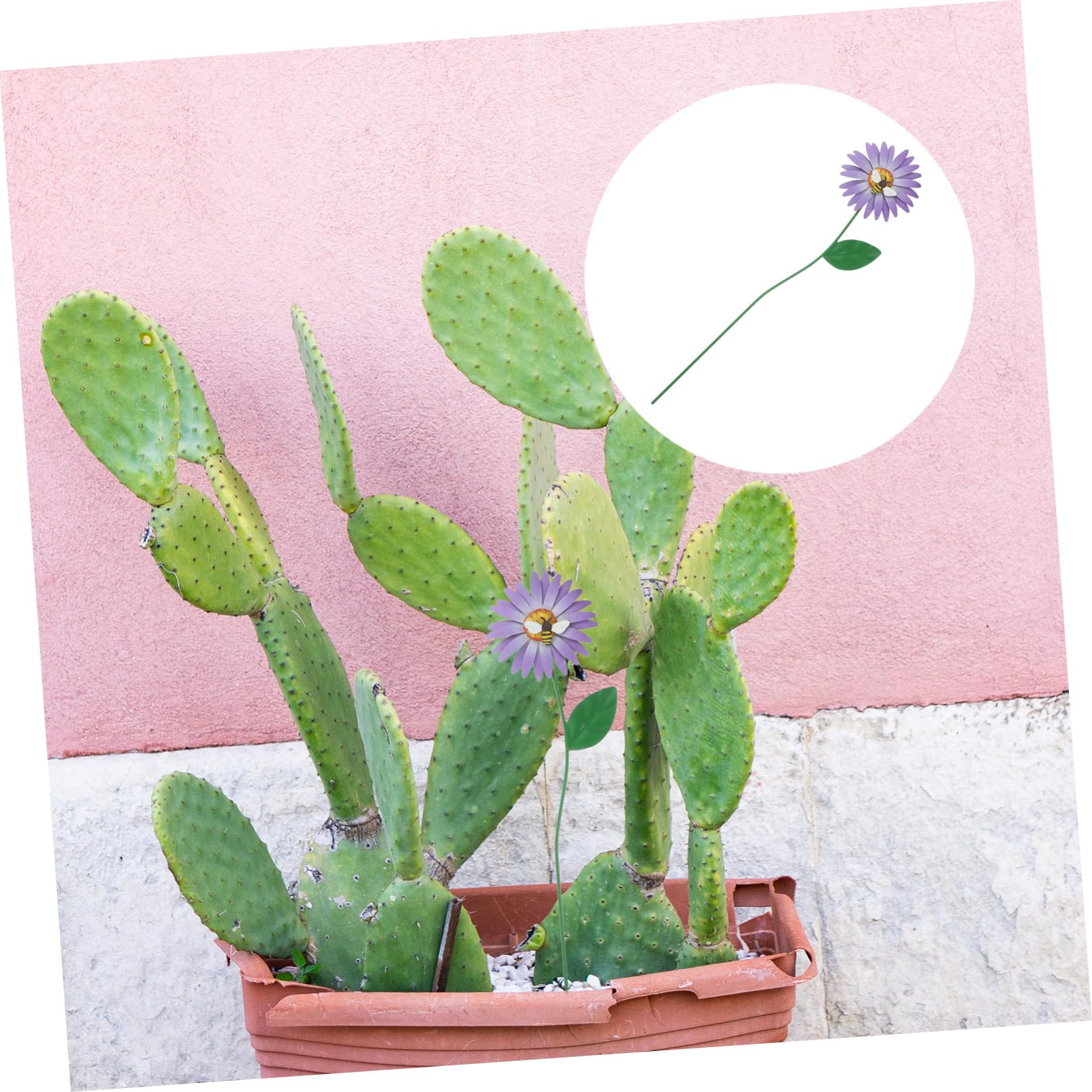 Cabilock 1pezzi Decorazione Giardino Ferro Artificiale Fiore Di Girasole Ornamentazione Creativa Per Esterni Facile Da Installare e Resistente e Duratura