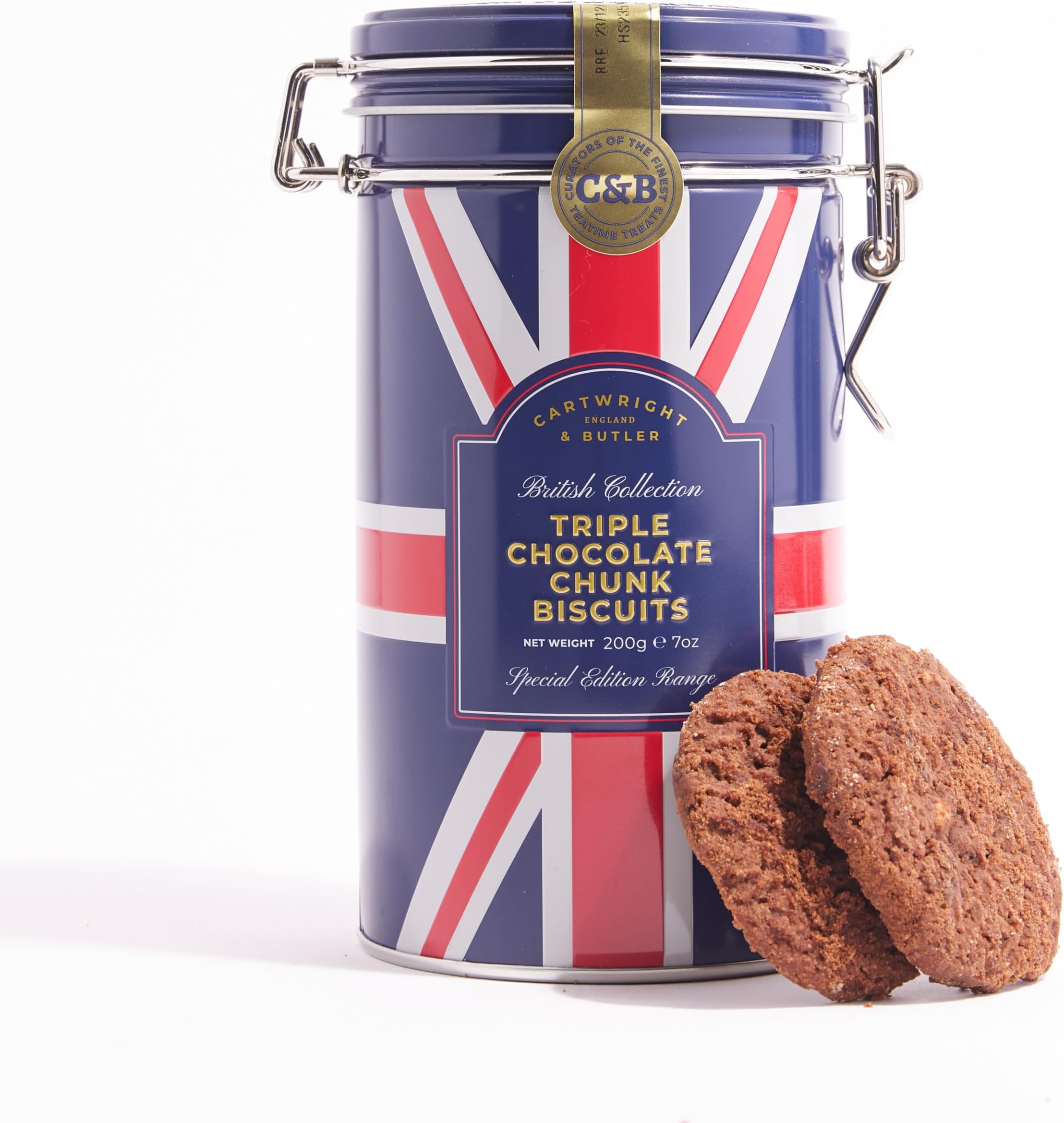 Cartwright & Butler | Great British Collection - Triple Chocolate Chunk Biscuits In Tin