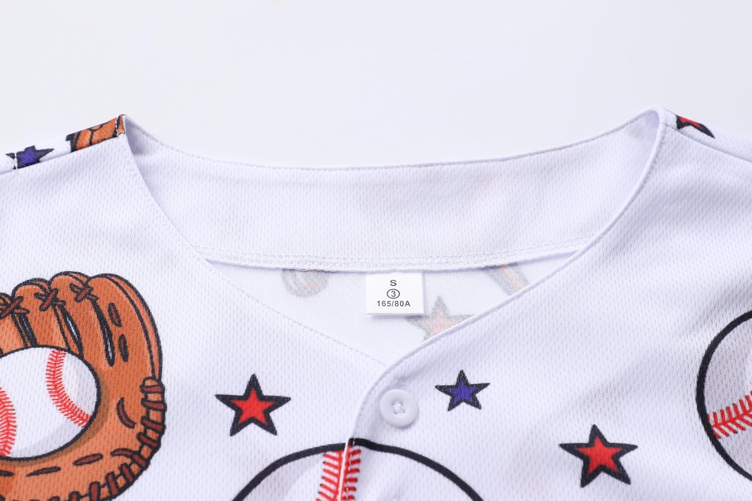 Womens Baseball Jersey Baseball Mom Shirts Cute Baseball Print Button Down Short Sleeve Top Game Day Outfits