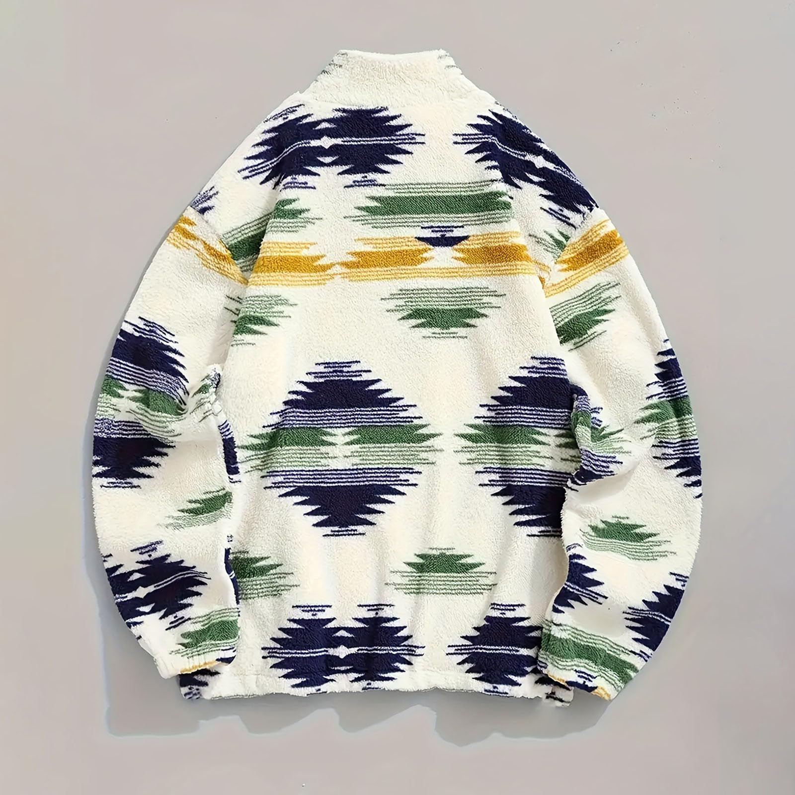 Polaire Homme sans Capuche Sweatshirt avec Poches Fleece Jacket D'extérieur Veste De Randonnée Gilet Travail Zippées Doublure Chaude