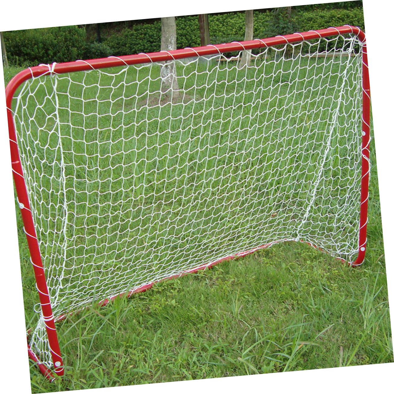 Gatuida Red de Portería de Fútbol y Fácil de Almacenar de Fibra de Polipropileno Ligera de Color Claro para Niños y Jóvenes Atletas para Entrenamiento y Patio Trasero