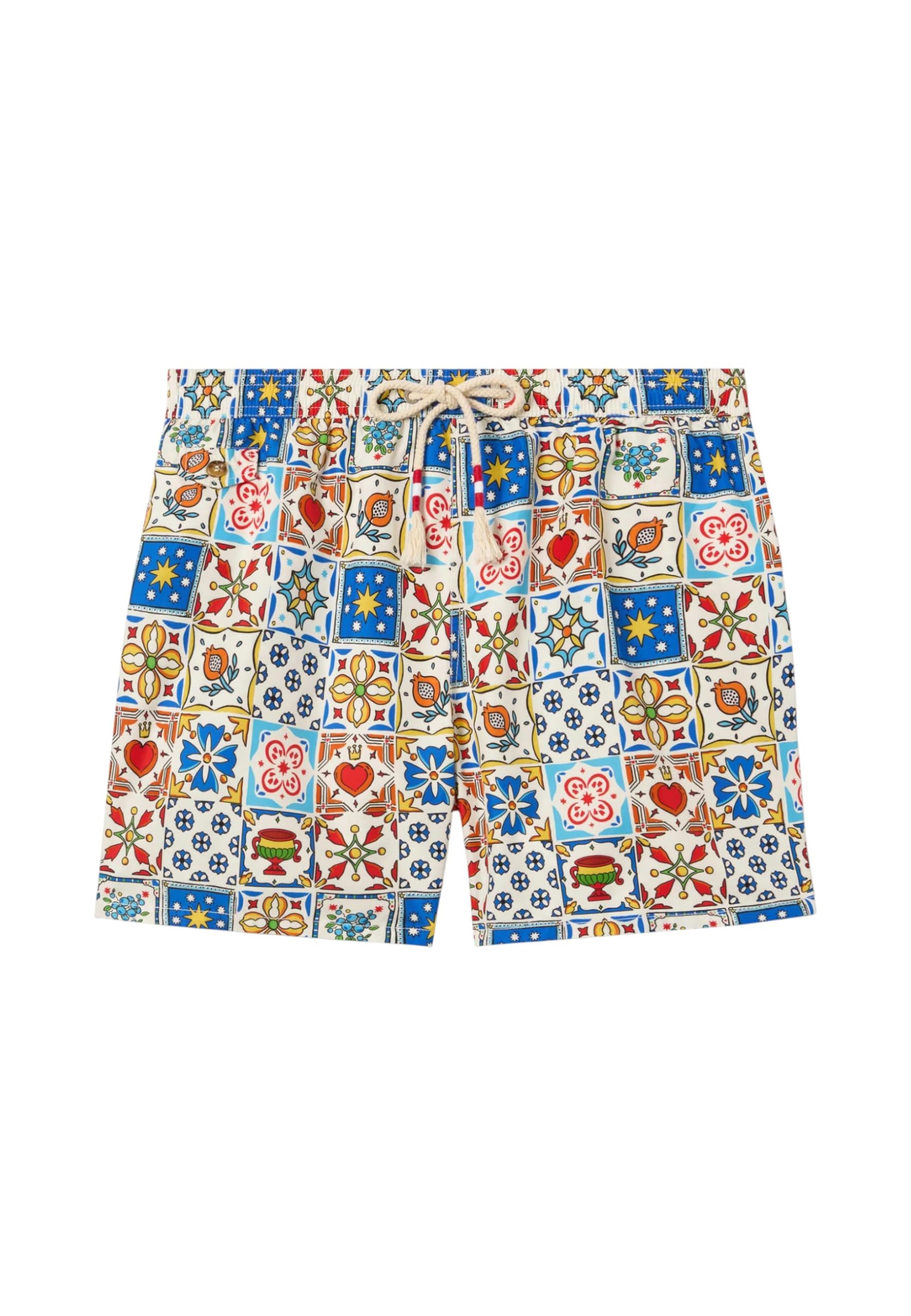 Saint Barth Mc2 Uomo Costume da Bagno Short Poliestere LIG0013