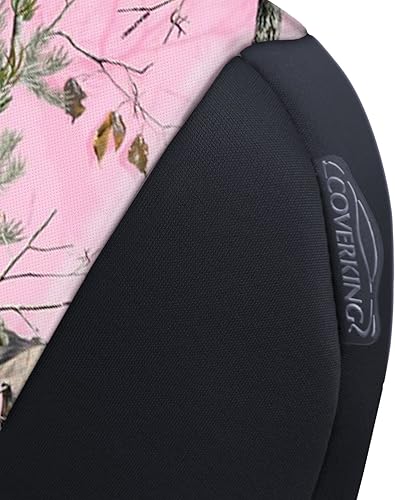 Miniatura 10 de Coverking Front 5050 Bucket - Funda de asiento de ajuste personalizado para modelos selectos de Nissan Frontier, diseño de camuflaje neosupremo