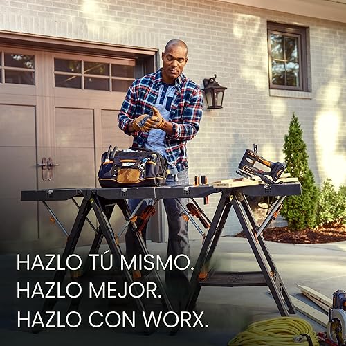 Miniatura 10 de WORX Pegasus mesa de trabajo multifunción y Sawhorse con abrazaderas rápidas y tenazas de sujeción - WX051