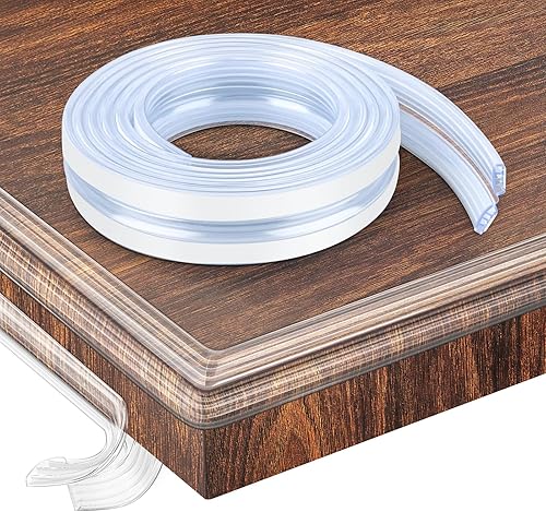 Protectores de esquina suaves de silicona para bebés, 32.8 pies (32.8 ft) con adhesivo fuerte precintado, protectores de bordes para esquinas