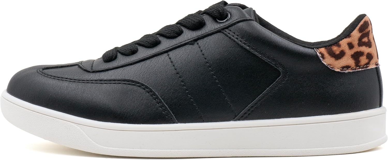 Women's Lace Up Trendy Sneaker Classic Fashion Low Top Walking Shoes - Picture 57 of 109