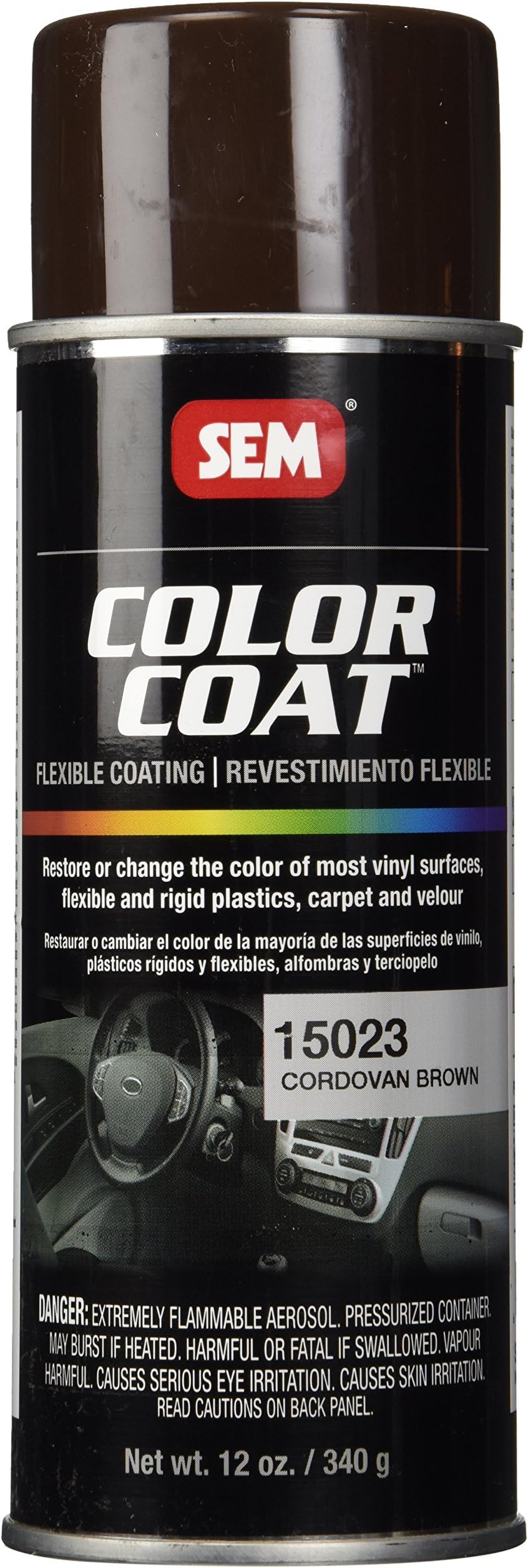 15023 Cordovan Brown 13Z Color Coat - 12 oz.