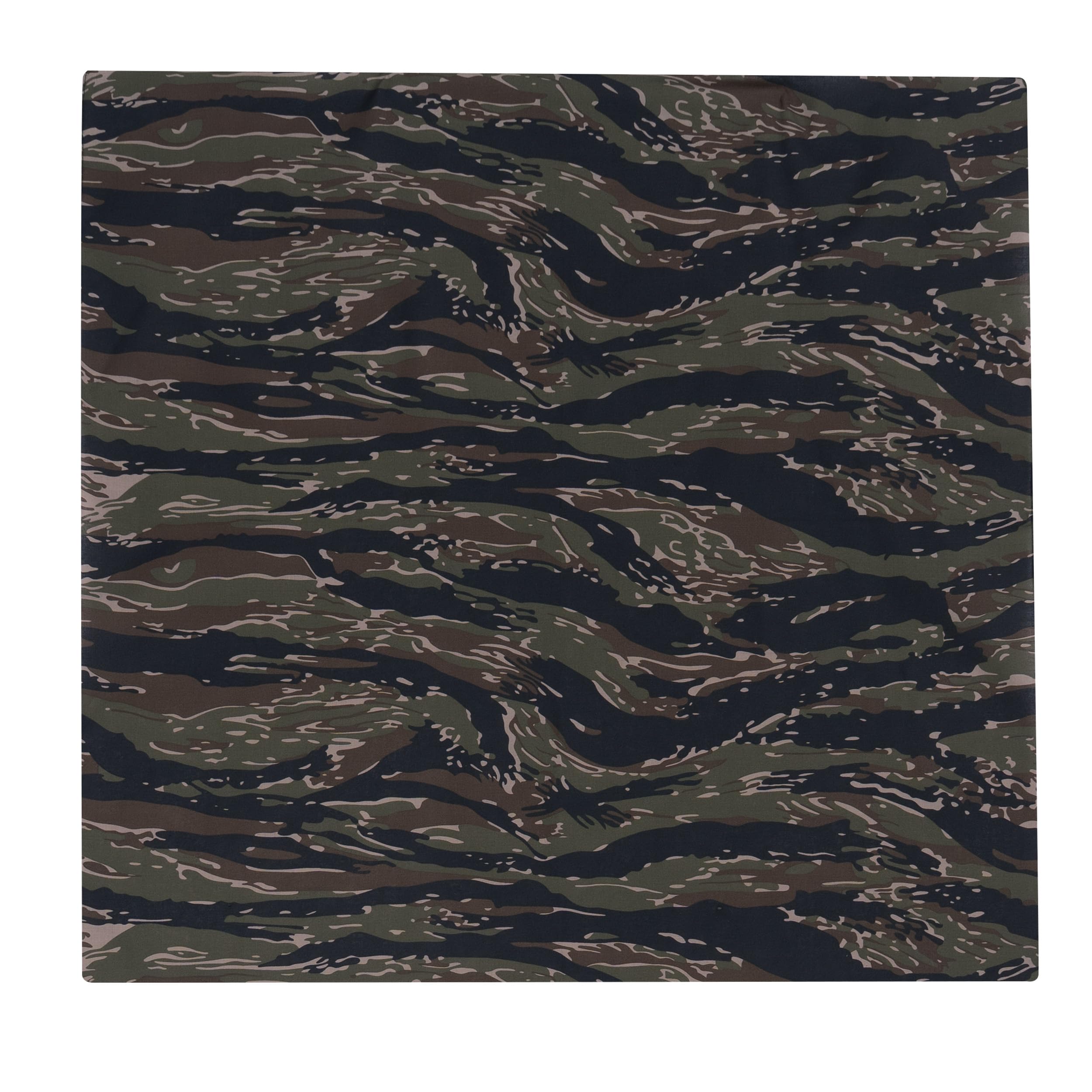 Rothco Unisex Tiger Stripe Camo Large Camo Bandana 27 X 27 Inch