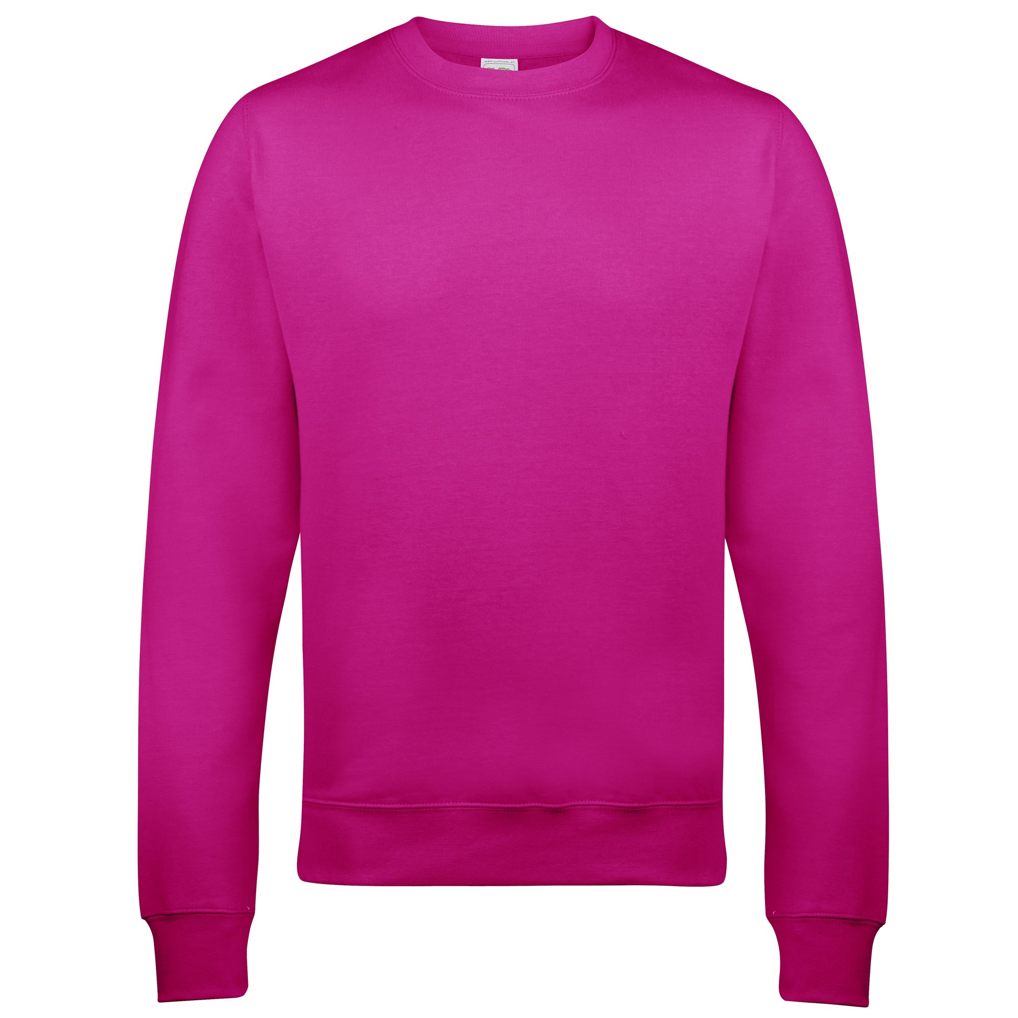 AWDis Men's Sweat Sweatshirt, Pink (Hot Pink), Small