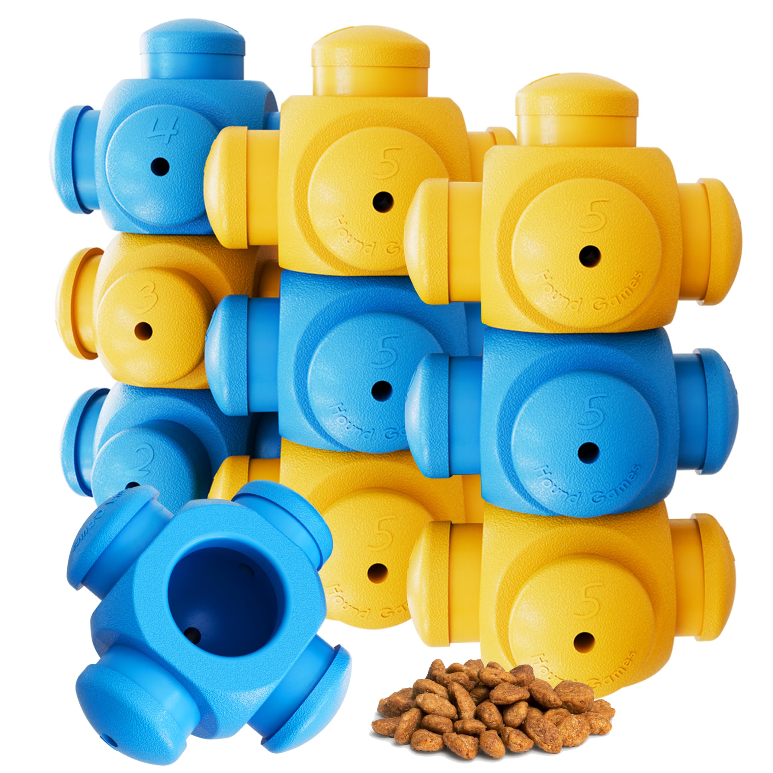 Dog Puzzle Toys for Boredom, Chew Teething and Treat Dispensing for Smart Medium to Large Dogs - IQ Mental Enrichment Toys (10 Pieces)